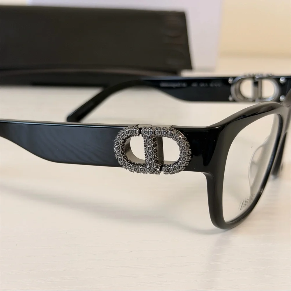 New! Dior Women's Black Eyeglasses, 30MontaigneO S4I 1400, Authentic
